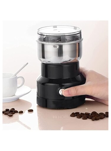 Multifunction Smash Machine Electric Cereals Grain Grinder Mill Spice Herbs Pulverizer Grinding Machine Tool Stainless Steel Electric Coffee Bean Grinder For Home Black Z2B2C3C96C70EDD93F0E6Z