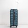 STARGOLD 4 Pack Of Hardside Spinner Number Locked Luggage Trolley