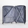 STARGOLD 4 Pack Of Hardside Spinner Number Locked Luggage Trolley