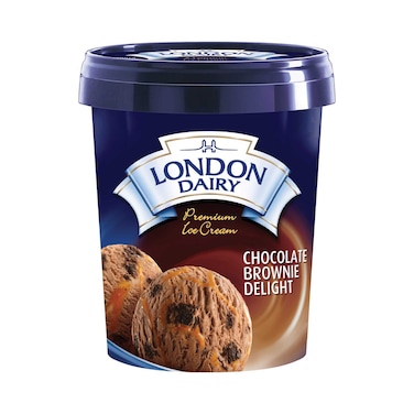 London Dairy Chocolate Brownie Delight Ice Cream, 500ml