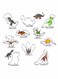 Cookie Cutter Set &acirc;&euro;&ldquo; 10 Pcs Biscuit Cutter Stainless Steel Mould dinosaur crafts cookie cutter set for kids for DIY Fondant Dough Sugarcraft Pastry Cake Decoration