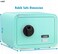 Safe Box with Biometric Fingerprint Lock, A4 Document Size Safety Deposit Box for Home Office Shop RB25QC9 (25x35x28cm) Mint