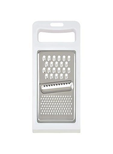 Prestige 3 Way Flat Grater, White
