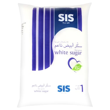 إس أي إس سكر أبيض حبيبي ناعم، 1 كغ