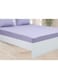 2-Piece Deyarco Fitted Sheet Single Size 120x200+25cm, 1xPillow Case 50x75cm cotton_blend Lilac