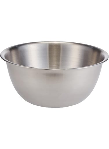 Stainless Steel Mixing Bowl, 8 Liters, Silver, MB0008 Silver 8Liters