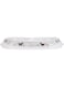 Camon Melamine Double Bowl for Cat, 2 x 150 ml Capacity, White
