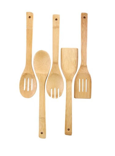5 Pcs Bamboo Kitchen Tools Set Beige &acirc;&euro;Ž30 x 6 x 0.1cm