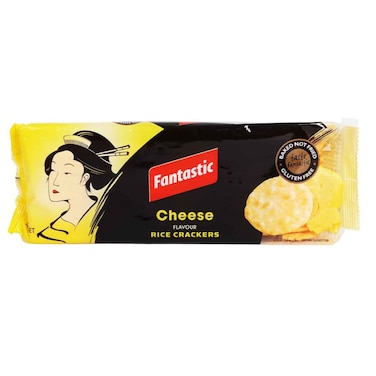 Fantastic Cheese Flavour Rice Crackers, 100g