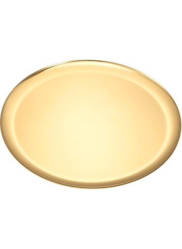 11.02inch/280 mm Gold Stainless Steel Tray,Round Jewelry Tray,Cosmetic Storage Tray,Service Tray,Decorative Tray,Multi-uses Storage Tray Organizer Plate
