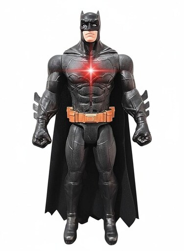 Dc Comics Batman Musical Action Figure Toy - Large Superhero Toy With Lights &amp; Sound, Big Size Batman Figure For Kids, Interactive Talking Superhero Model With Music &amp; Movement, Perfect Gift For Boys