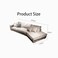 Karnak Sofia Modular 3 Seater Fabric Sofa - Grey