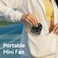 Aecooly Portable Table Fan CHIC 02 &ndash; Compact Rechargeable USB Desk Fan with 4 Speeds &amp; 180&deg; Adjustable Cooling