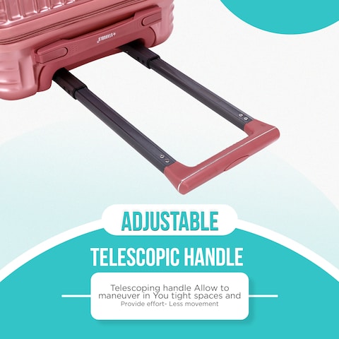 STARGOLD Single Travel Trolley Luggage Hardside Expandable 4 Spinner Wheels 20 Inch 3 Numbered lock ABS+PC Material
