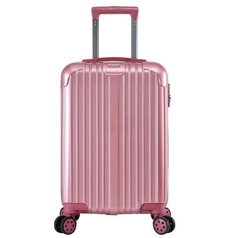 STARGOLD Single Travel Trolley Luggage Hardside Expandable 4 Spinner Wheels 20 Inch 3 Numbered lock ABS+PC Material