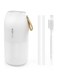 Humidifiers Double Spray Portable Mini Humidifier,USB Rechargeable Built-In Battery Cool Mist Humidifier,Smart,Portable and Silent 300ml, Suitable for Home, Office, Car, Camping Etc, Contains Brush