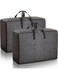 2 Pack Storage Bags, Moving Bags with Strong Zippers &amp; Carrying Handles, Large Heavy Duty Oxford Fabric Organizer Bags&iuml;&frac14;&OElig;Space Saving&iuml;&frac14;&OElig;Waterproof,for Bedding, Comforters, Quilts, Pillows &amp; Clothes,60*40*25cm