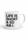 Your Wall Funny Short Height Quote Printed Ceramic Coffee Mug 325ml, Perfect Gifting by Spoil Your Wall
