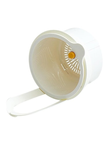 Sink Drain Basket - Kitchen Draining Basket,Automatic Press Dumping Basket,Food Catcher Waste Filter Tools,Kitchen Waste Collector for Sinks(white)