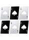 Poker Card Bottle Openers 6Pcs Stainless Steel Can Openers Beer Opener Ace Card Bottle Cap Openers Poker Cap Openers for Wedding Birthday Party Bridal Shower Table Tools Supplies Good Gift For Him
