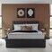 Dreamy Nest Upholstered Single Size Bed (90 X 200 CM) Grey Color