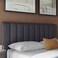 Dreamy Nest Upholstered Single Size Bed (90 X 200 CM) Grey Color