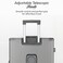 VIPTOUR PC Hard Side Zipperless Luggage TSA Lockable Travel Suitcases With Cup Holder, Single Luggage Hardside PC Luggage, PC  Suitcase 360&deg; Spinner Wheels With TSA Number Lock 25 Inch