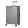 VIPTOUR PC Hard Side Zipperless Luggage TSA Lockable Travel Suitcases With Cup Holder, Single Luggage Hardside PC Luggage, PC  Suitcase 360&deg; Spinner Wheels With TSA Number Lock 25 Inch