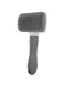 Cleaning Slicker Brush Self Cleaning Pet Hair - Gentle Deshedding Brush Gloves - Efficient Pet Hair Remover Mitt - - Ideal for Dogs and Cats with Long and Short hair (Gray)