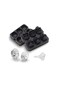 Silicone Ice Mold Set Food-Grade Flexible Ice Cube Trays for Whiskey Cocktails Coffee and Drinks Easy Release and Clean
