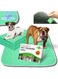 MY TURF Highly Absorbent Washable Puppy Pads 60cm x 45cm (x2), Reusable Puppy Training Pee Pads, Waterproof, Leak Proof, Fast Drying, Anti Slip, Odour Control, Puppy Wee Mats