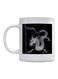 Dragon With Dotting Art Printed Mug White/Black