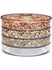 KESI ORNAMENTS Sprout Maker with 4 Compartments for Multi Purpose Use Plastic Grocery Container Sprouted Grains Seeds Dal Channa Chole Ragi Organic Sprouting Jar (500ml,4Layer)&hellip;