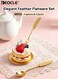 10PCS Stainless Steel Mini Demitasse Espresso Coffee Spoons and Forks Set with Durable Rust - Resistant Material &amp; Smooth Polished Surface &amp; Compact Size for Fruit Cake Cheese Desserts Stirring Daily Use Home Kitchen Cafe for Men Women