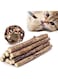 Cooci Organic Catnip Toy Silvervine Sticks for Cats, Catnip Ball Cat Chew Stick Silvervine for Cat Kitten