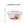 LocknLock 380ml Oven Glass Round Container &ndash; Durable, Microwave Safe Food Storage Solution