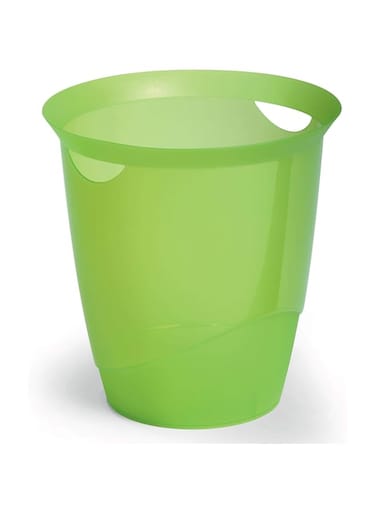 Durable Waste Basket Trend (Translucent And Light Green)