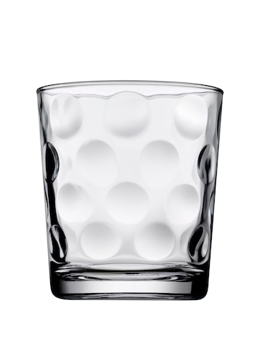 4 Pieces Space Whisky Tumbler, 240 Ml, 88 Mm Height, 78 Mm Diameter Clear