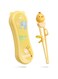 Goryeo Baby Training Chopsticks for Kids - Use Completely Harmless Material - Anti-dislocation Buckle Design - Includes Portable Box (Yellow)