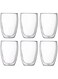 6PCS Double Wall Glasses, Large, 350ml