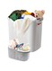 Homarket Laundry Basket Large Dirty Clothes Basket and removable small basket laundry hamper with handles 45L Toys Storage Bucket Durable, Water Resistant (White)