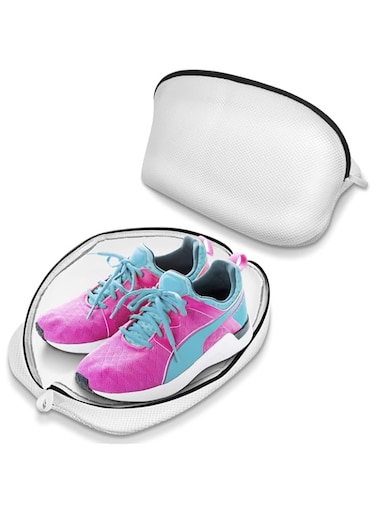 GraGra Laundry Shoe Bag, 2 Pcs Trainer Washing Machine Bag, Reusable Multi Protection Wash Laundry Net, for Sneakers, Trainers, Running Shoes Socks for Storage Bag