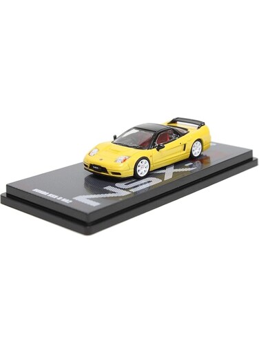 Solido Inno64 1/64 Scale Honda NSX-R NA2 Car Toy, Yellow