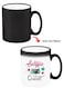 Color Changing Heat Sensitive Ceramic Mug, Image Revealed When HOT Liquid is Added! Selfie queen