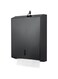 Gorlary Paper Towel Dispenser Wall Mount Commercial c fold Multifold Trifold, Touchless Hand Towel Dispenser with Lock, (Matte Black)