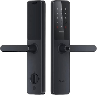 Smart Door Lock A100 Pro Zigbee Bluetooth 5.0 Compatible with Apple Homekey Unlock Fingerprint Unlock Work with Compatible with Homekit Aqara Home (Color : 40-80mm)
