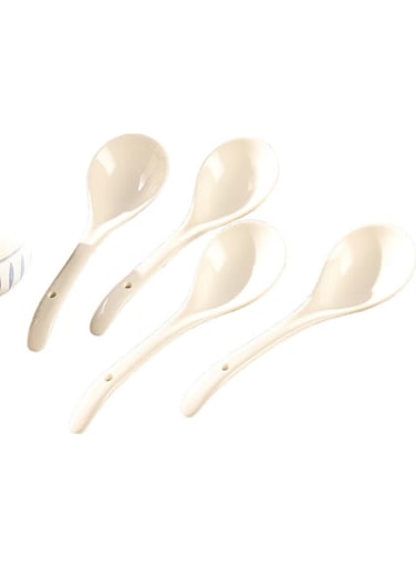 Style Ceramic Large Ladle Long Handle Household Soup Ladle Big Size Porridge Ladle Scoop Soup Spoon Tableware Gy8840