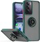 Case for Vivo Y19S Case Cover Metal Ring Holder Grip Kickstand Car Magnetic Mount Shockproof Matte Hard Back Bumper Case for Vivo Y19S (Green