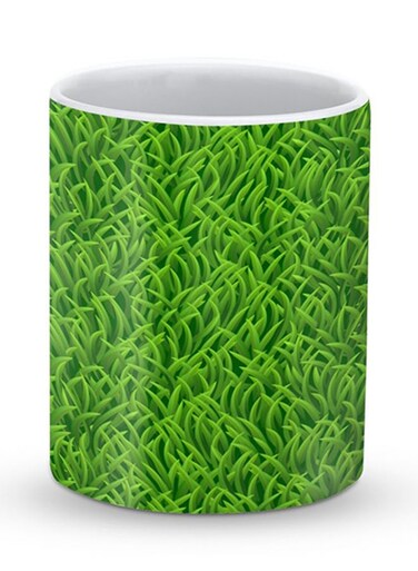 Premium Grassy Grass Designer Mug Green