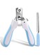 DELFINO Professional Cat Dog Nail Clippers, Stainless Steel Pet Claw Scissors Trimmers for Small and Medium Dogs Cats Grooming at Home, One Nail File Included